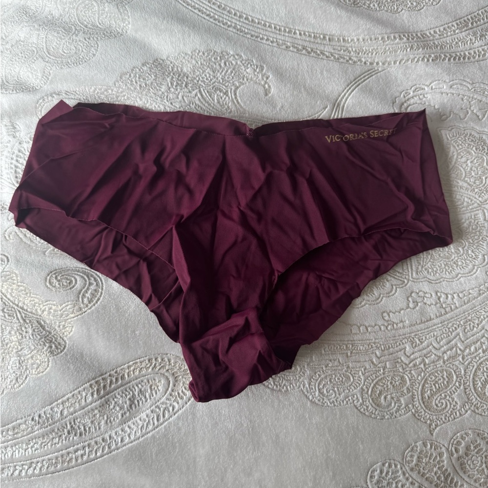 Victoria's Secret Cheeky Burgundy Panties Medium NWOT